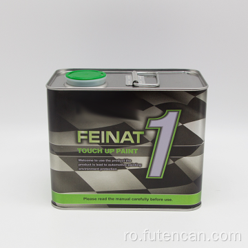 Cutie de vopsea goală cu capac din plastic